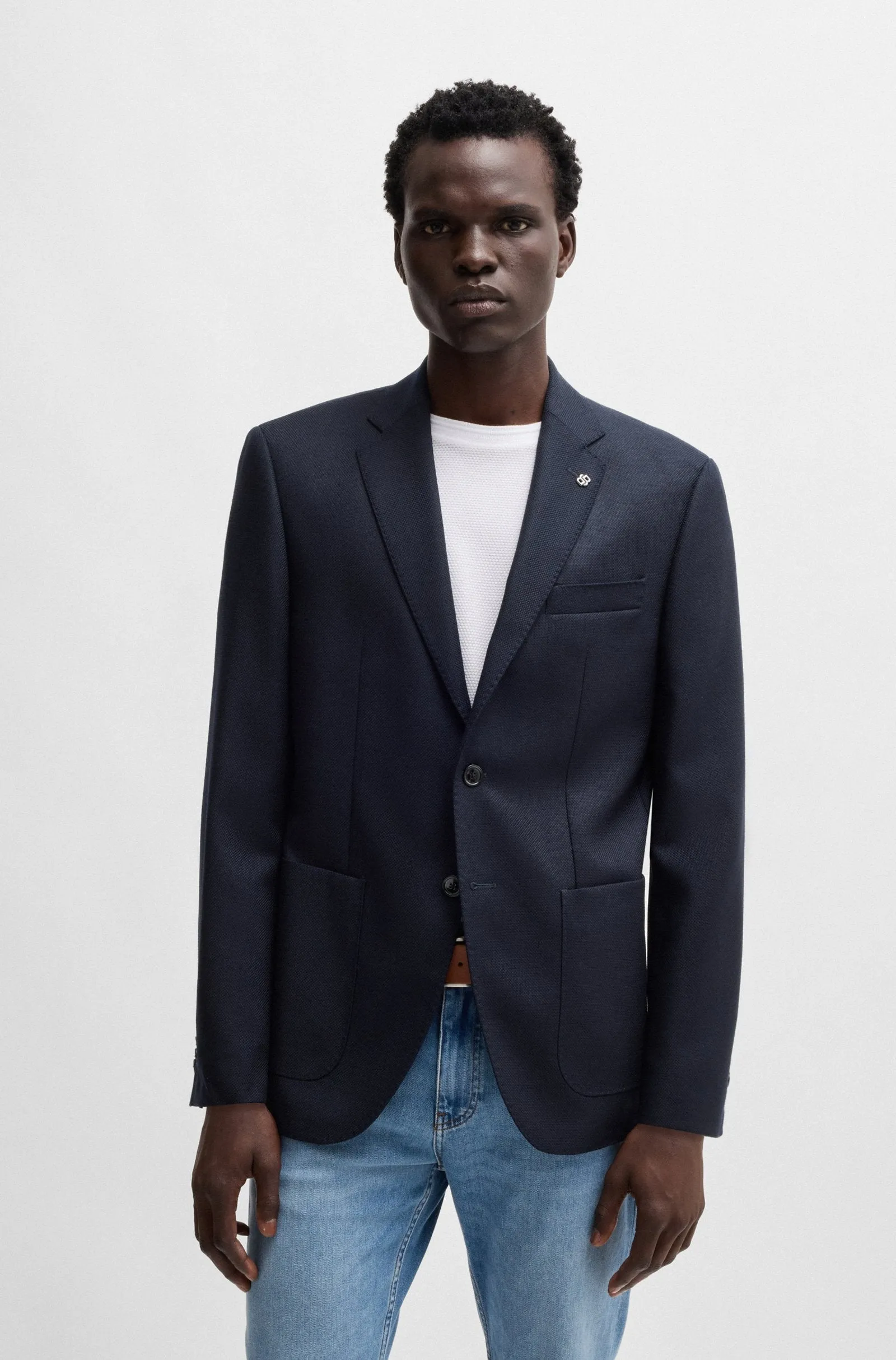 BOSS Blazers Regular Fit in Wool Mix - H-JANSON-233 10265833 01-50528023