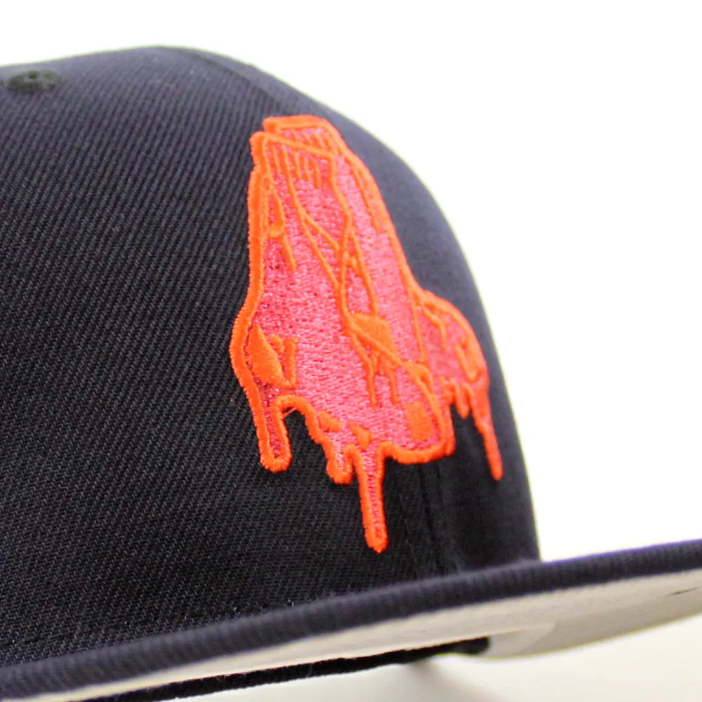 Boston Red Sox 2004 World Series New Era 59Fifty Fitted Hat (Navy Scarlet Red Gray Under Brim)