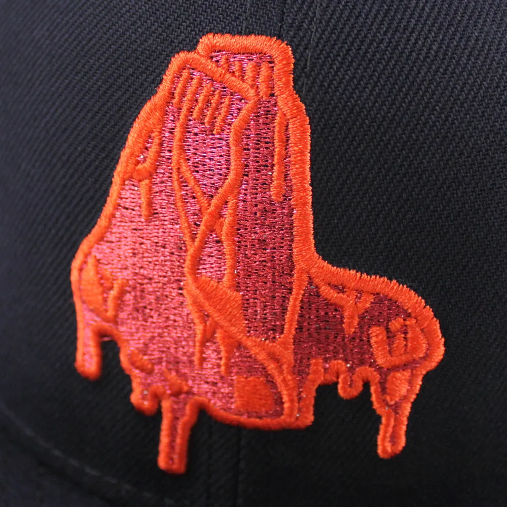 Boston Red Sox 2004 World Series New Era 59Fifty Fitted Hat (Navy Scarlet Red Gray Under Brim)