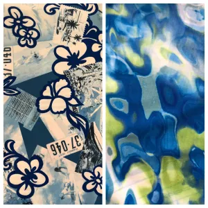 BOYS SHORTS VINTAGE BLUE HAWAII/OCEAN BLUE