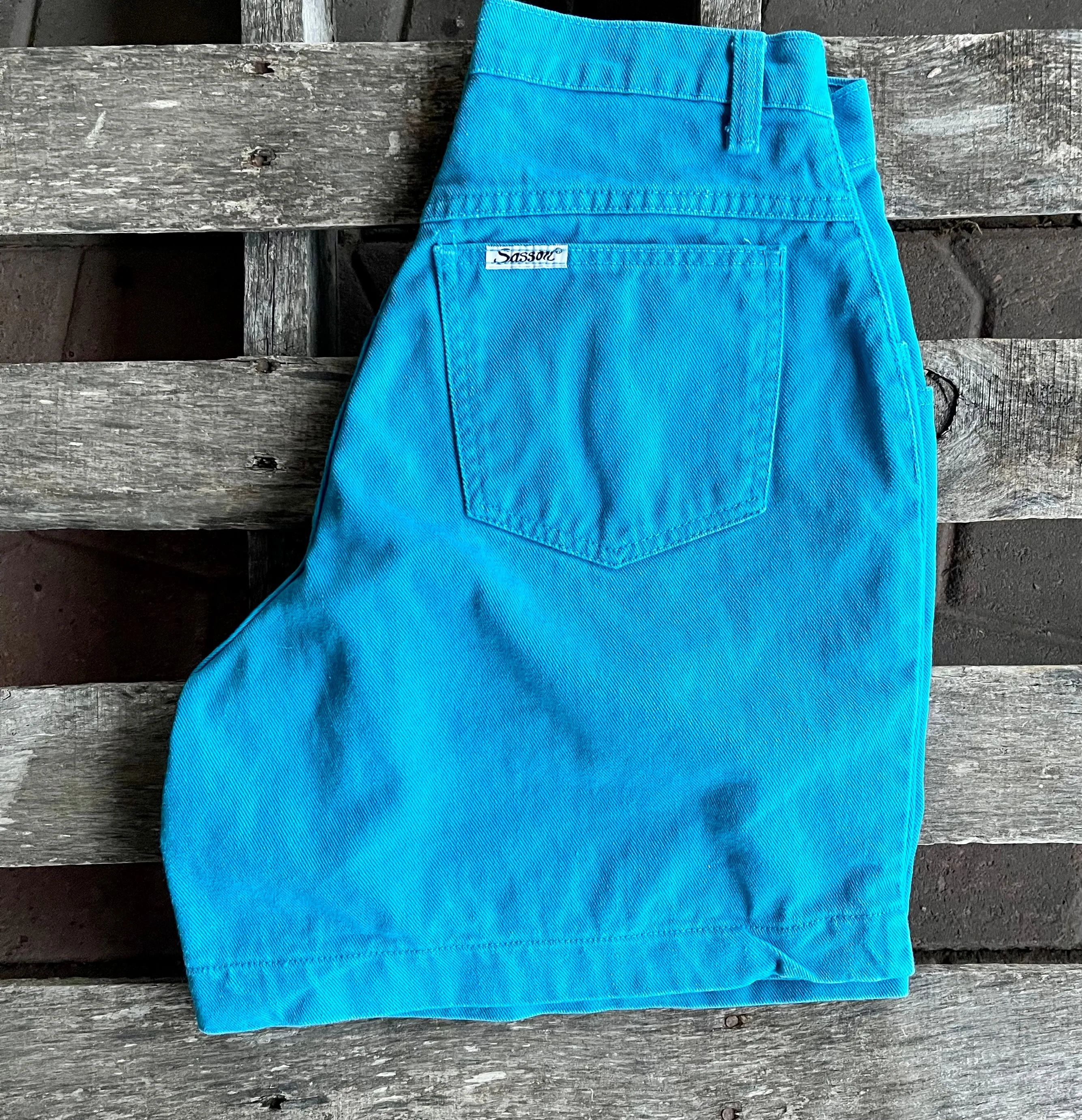 Bright Blue Vintage Sasson Shorts