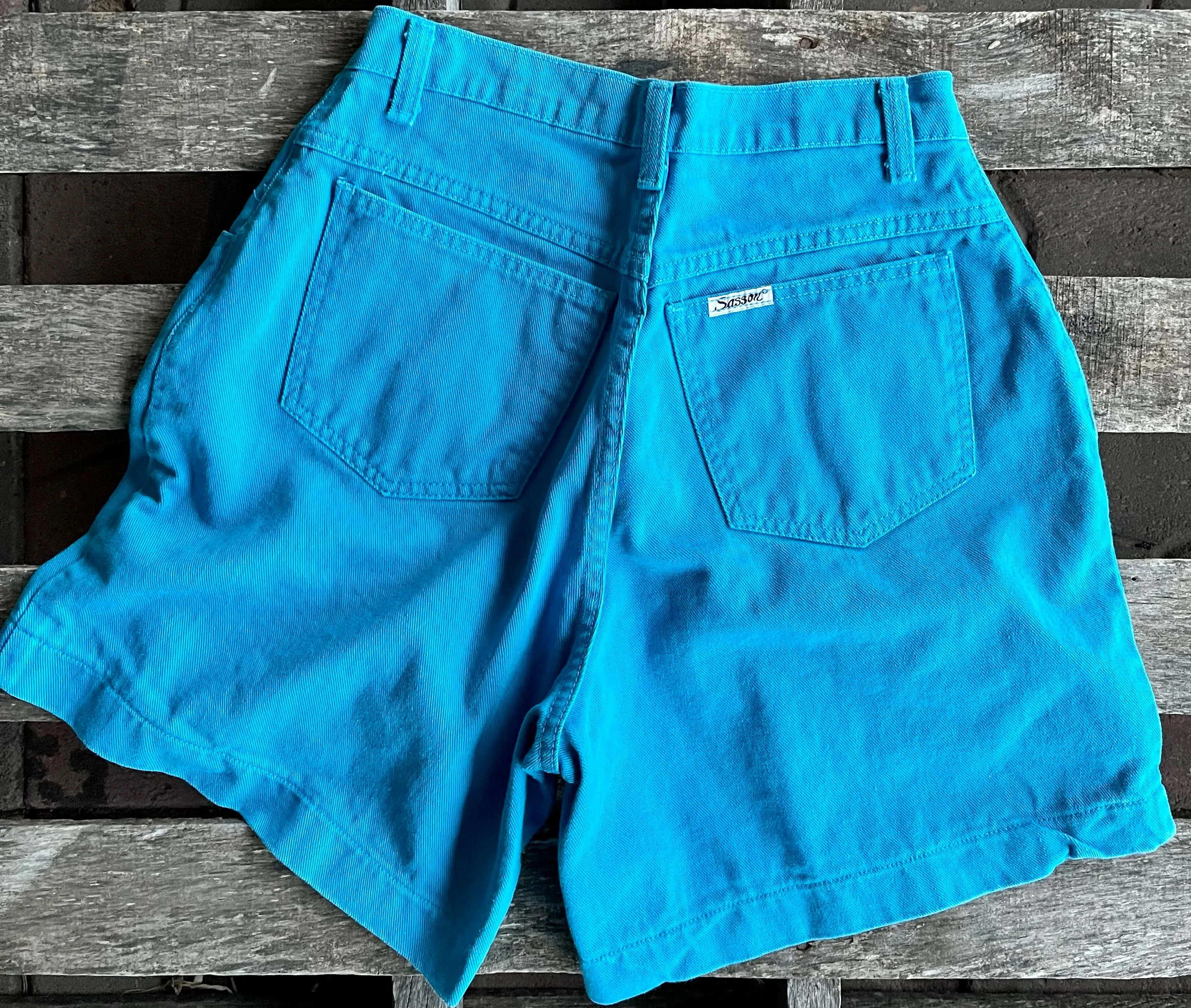 Bright Blue Vintage Sasson Shorts