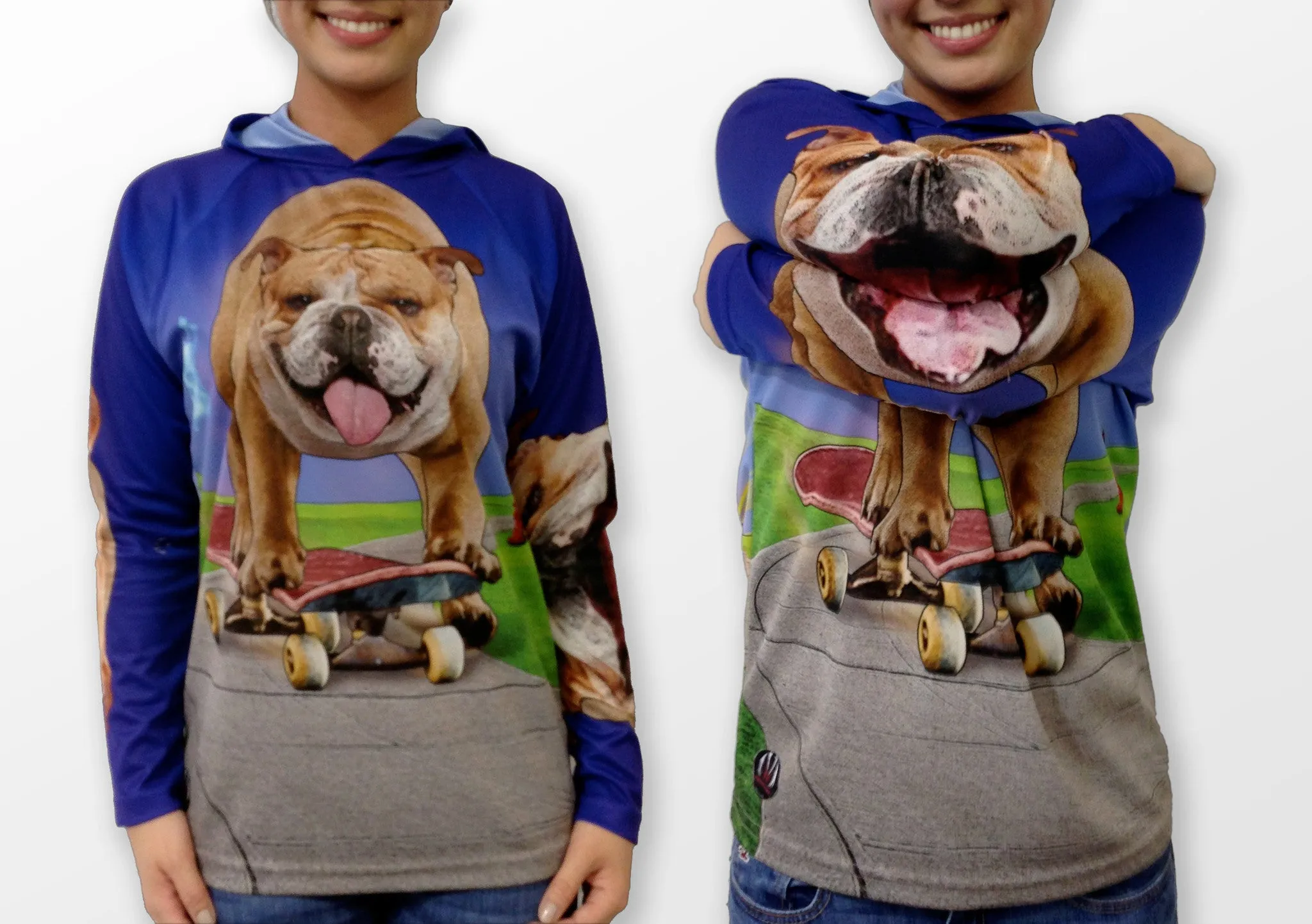 BULLDOG SK8TER Hoodie Chomp Shirt by MOUTHMAN®
