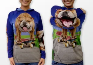 BULLDOG SK8TER Hoodie Chomp Shirt by MOUTHMAN®