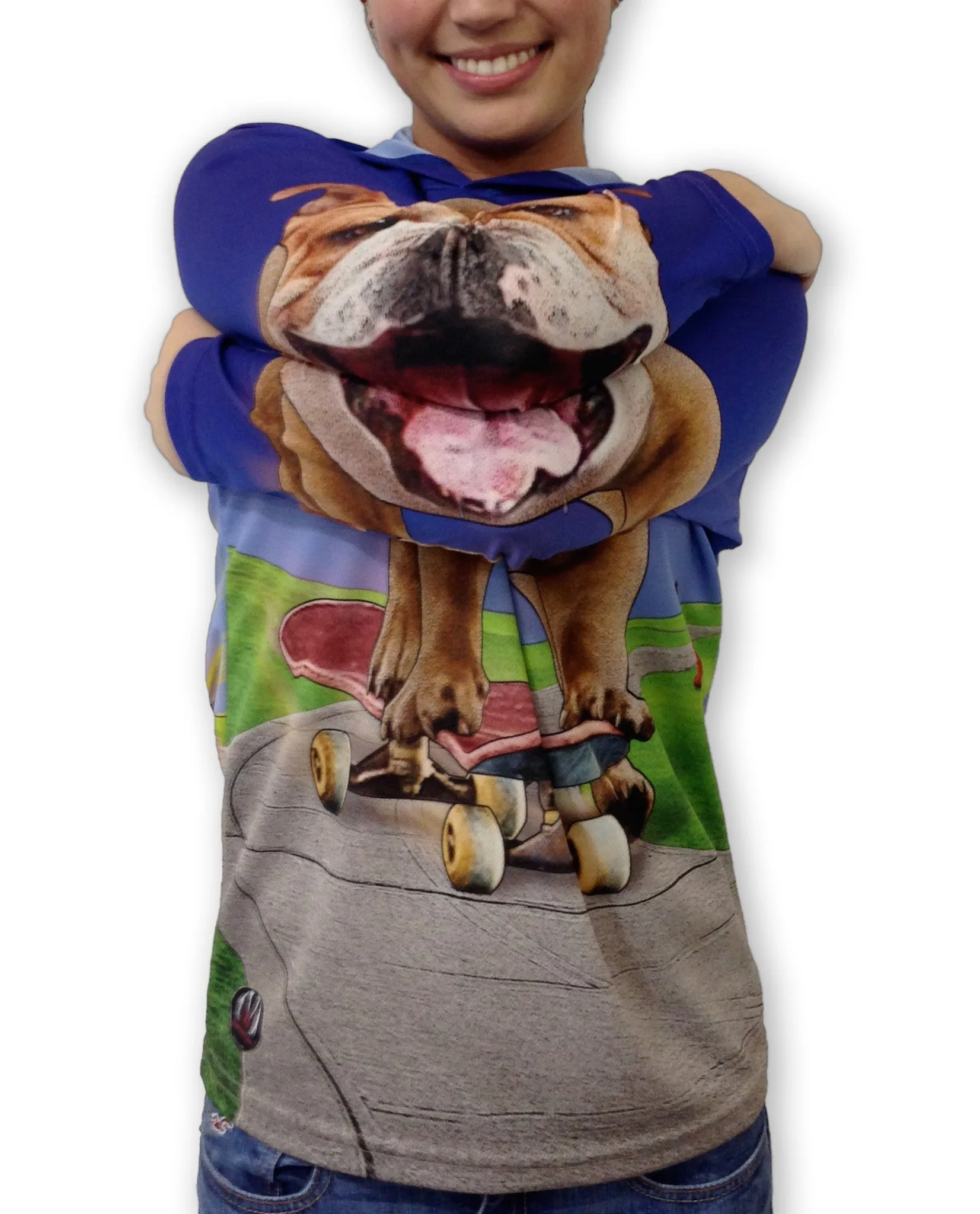 BULLDOG SK8TER Hoodie Chomp Shirt by MOUTHMAN®