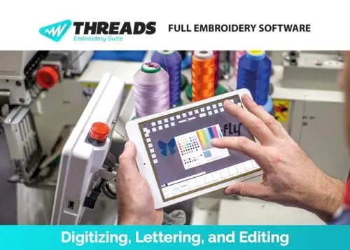 Butterfly B-1501B/T Standard Commercial Embroidery Machine, Single-Head, 15-Needles, Compact and Portable Industrial Embroidery Machine, Butterfly Embroidery Machines