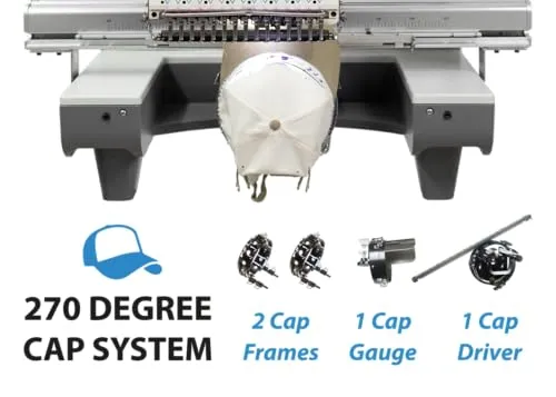 Butterfly B-1501B/T Standard Commercial Embroidery Machine, Single-Head, 15-Needles, Compact and Portable Industrial Embroidery Machine, Butterfly Embroidery Machines