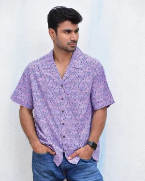 Butterfly Breeze Handblockprinted Pure Cotton Shirt