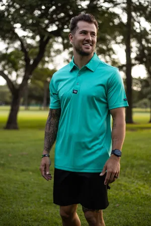 CA Iconic Golf Shirt | Jade