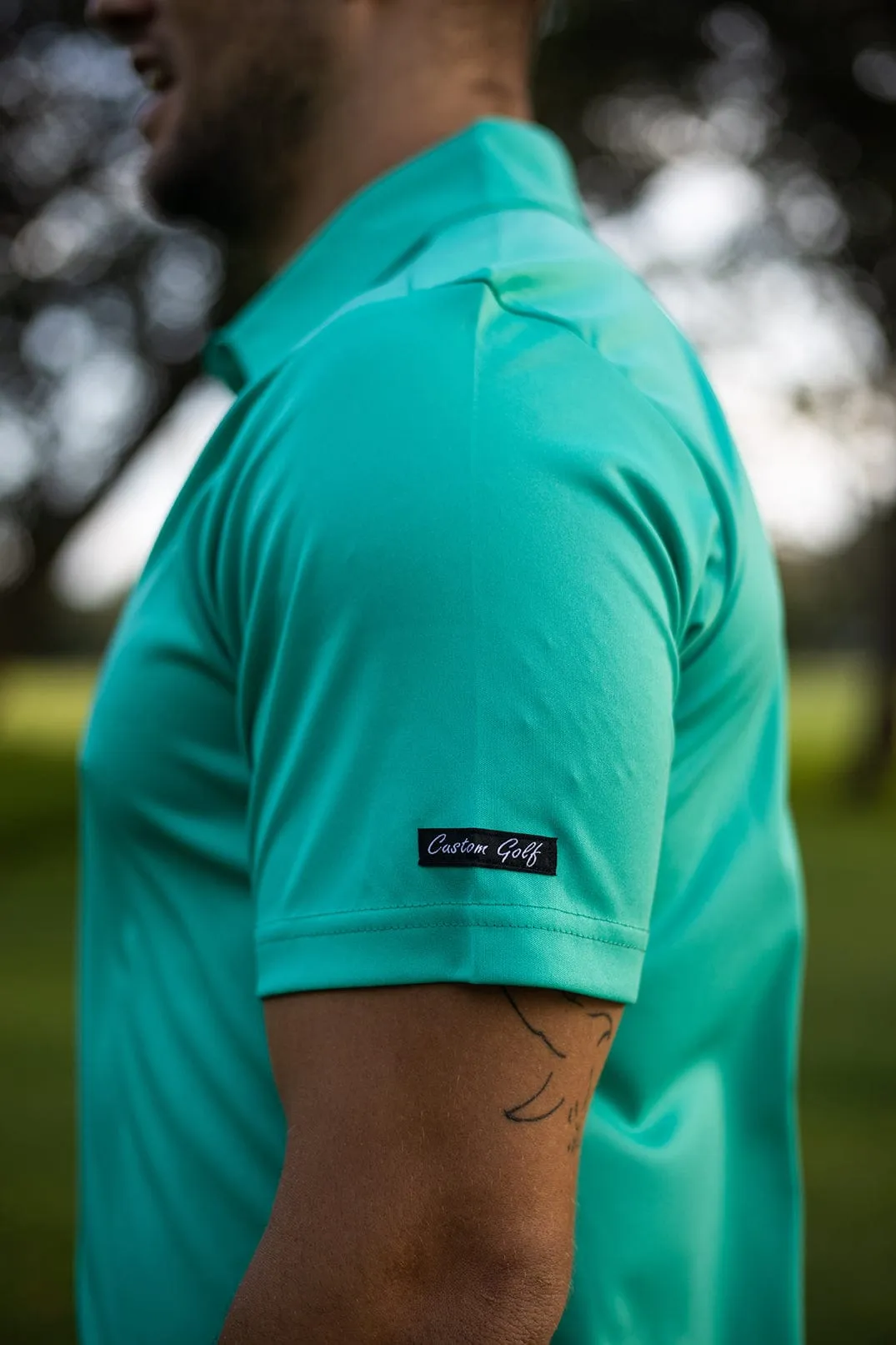 CA Iconic Golf Shirt | Jade