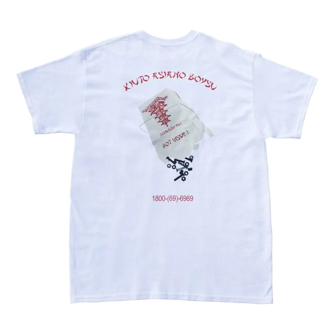 CAB 'Hot Meal Takeaway' T-Shirt (White)