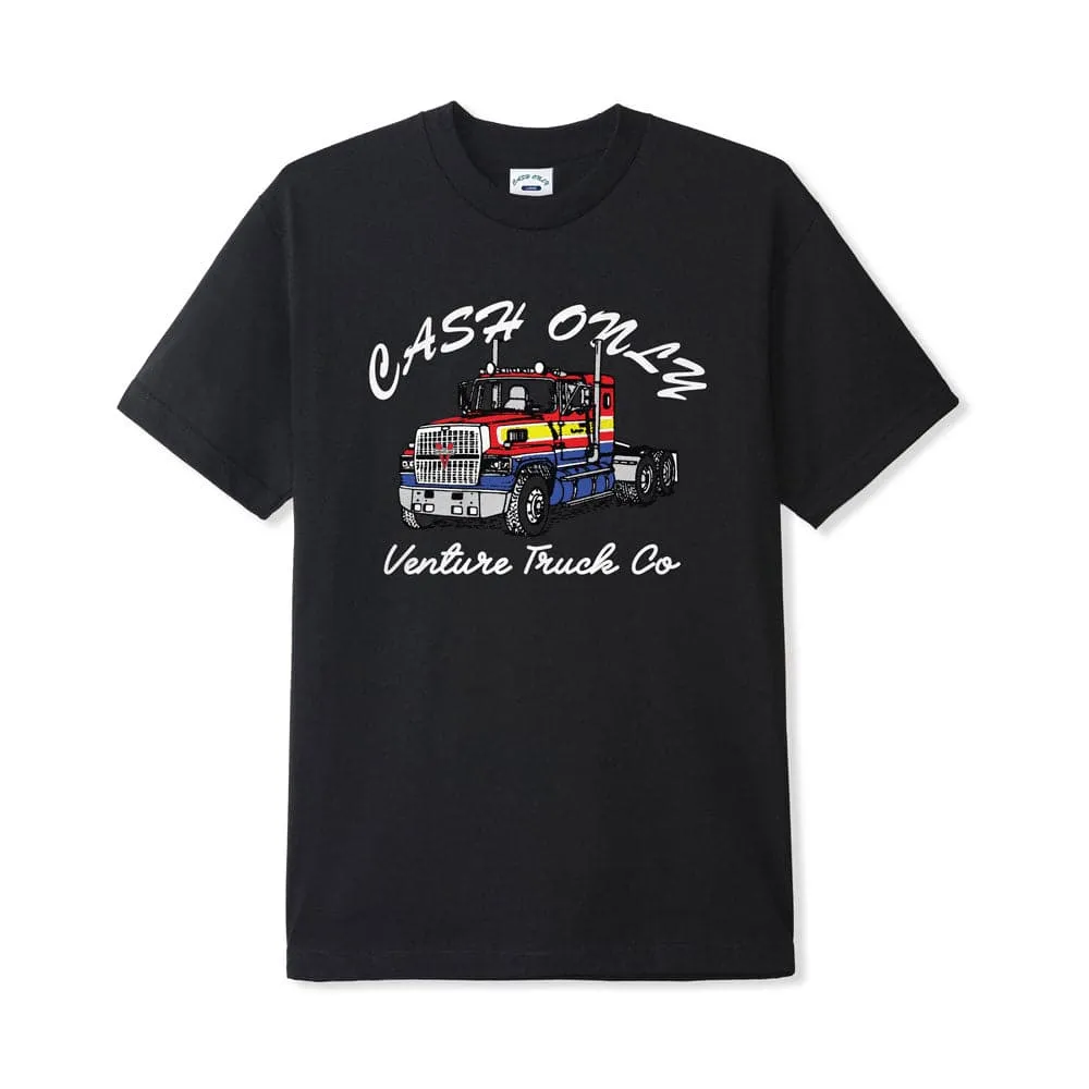 Cash Only X Venture 'Truck' T-Shirt (Black)