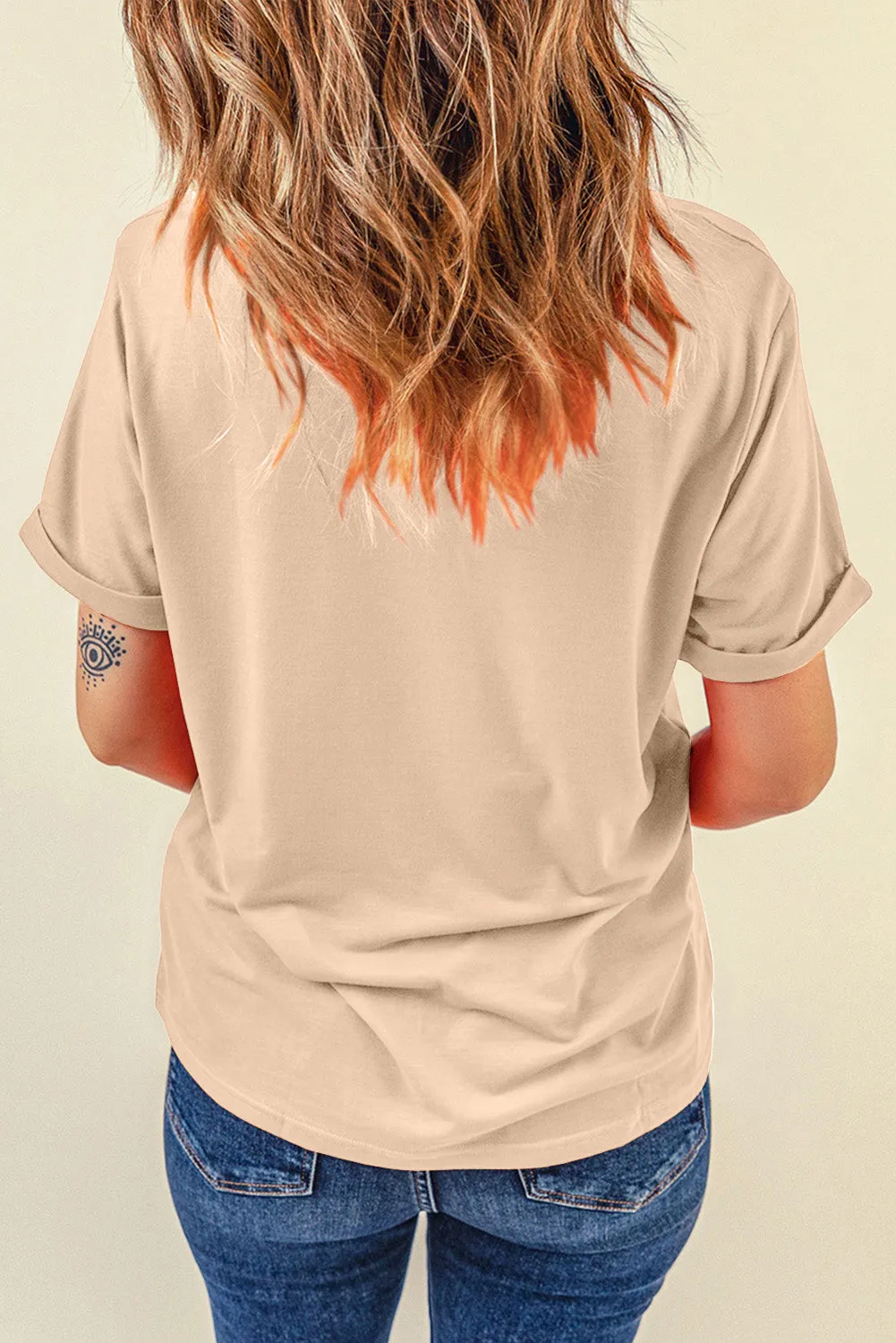 Catalina Hat Graphic Round Neck Short Sleeve T-Shirt