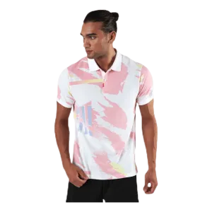 Challenge Court Polo White/Red