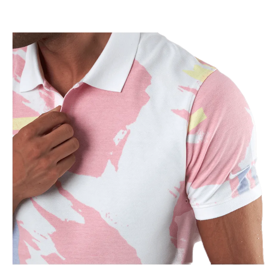Challenge Court Polo White/Red