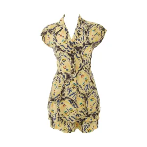 Chanel Yellow Logo Silhouette Set