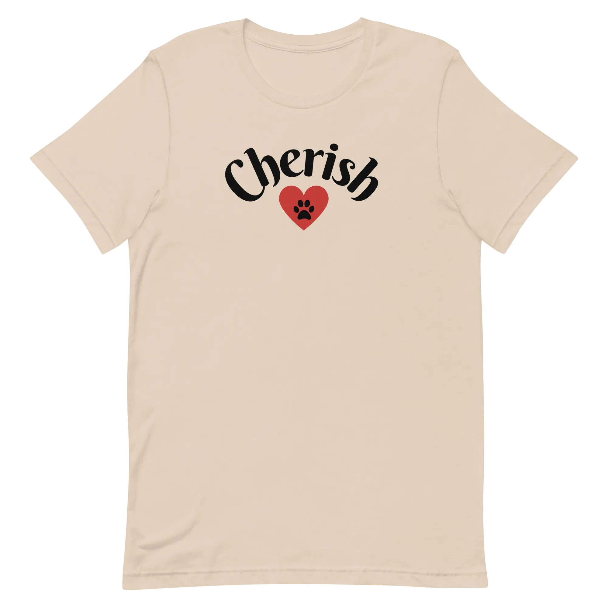 Cherish w/ Heart T-Shirts - Light