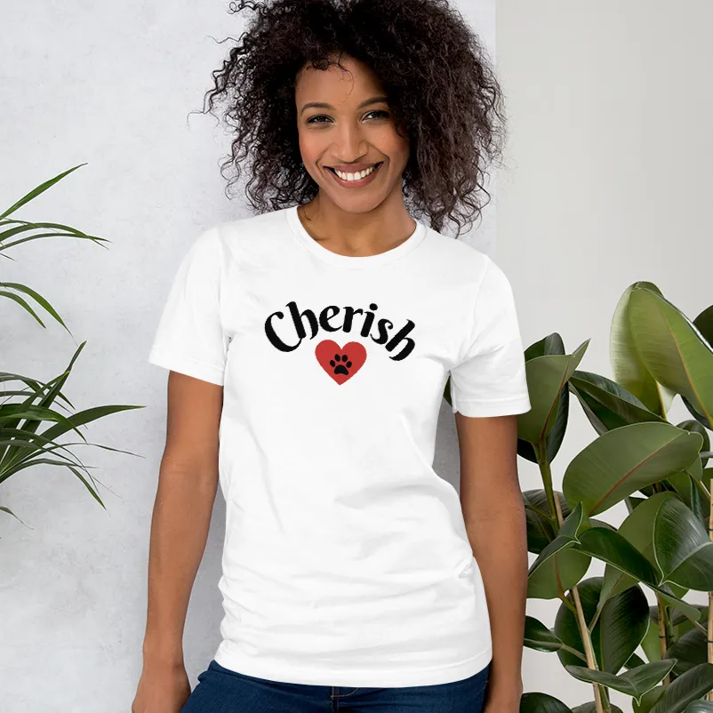 Cherish w/ Heart T-Shirts - Light