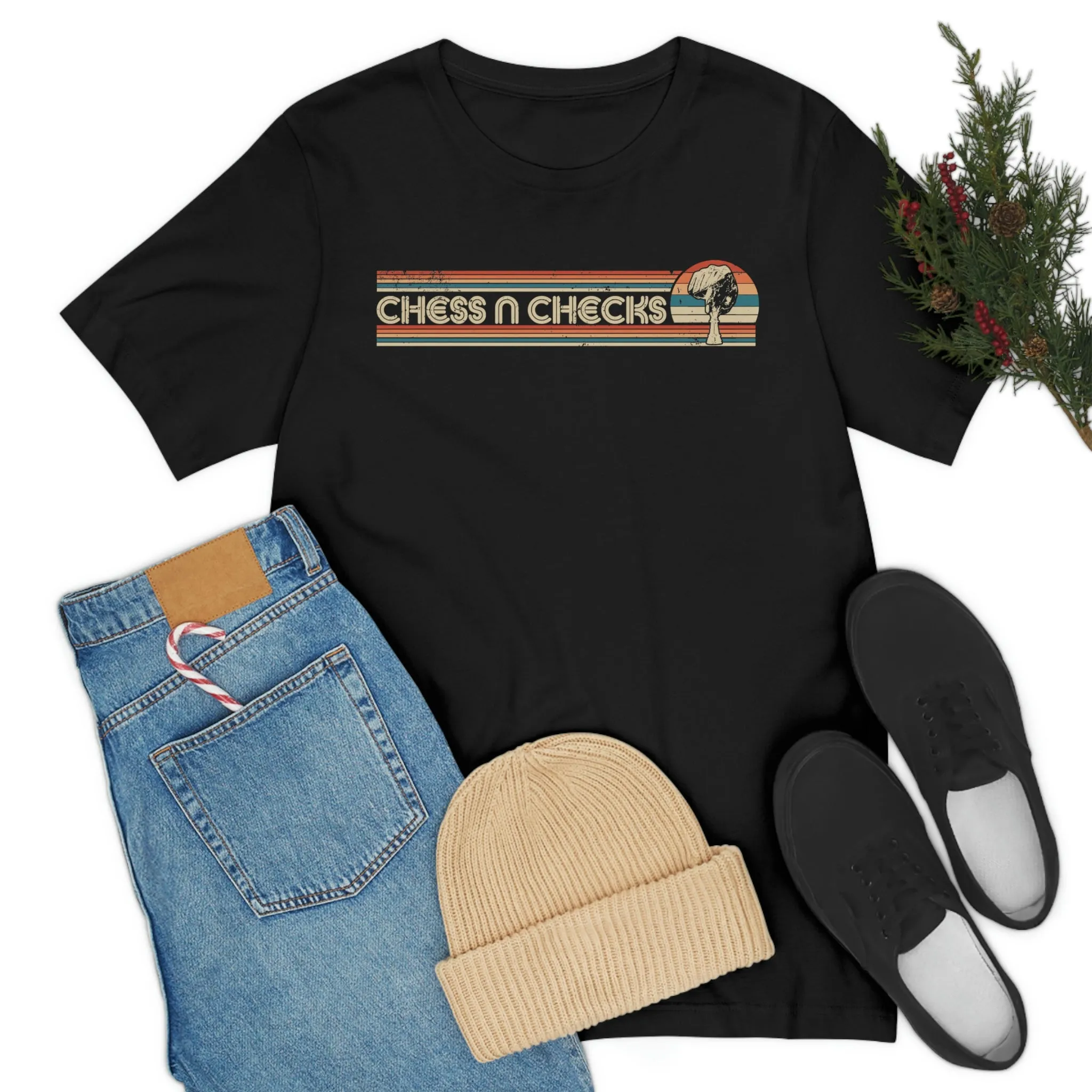 Chess N Checks "Retro" Short Sleeve Tee