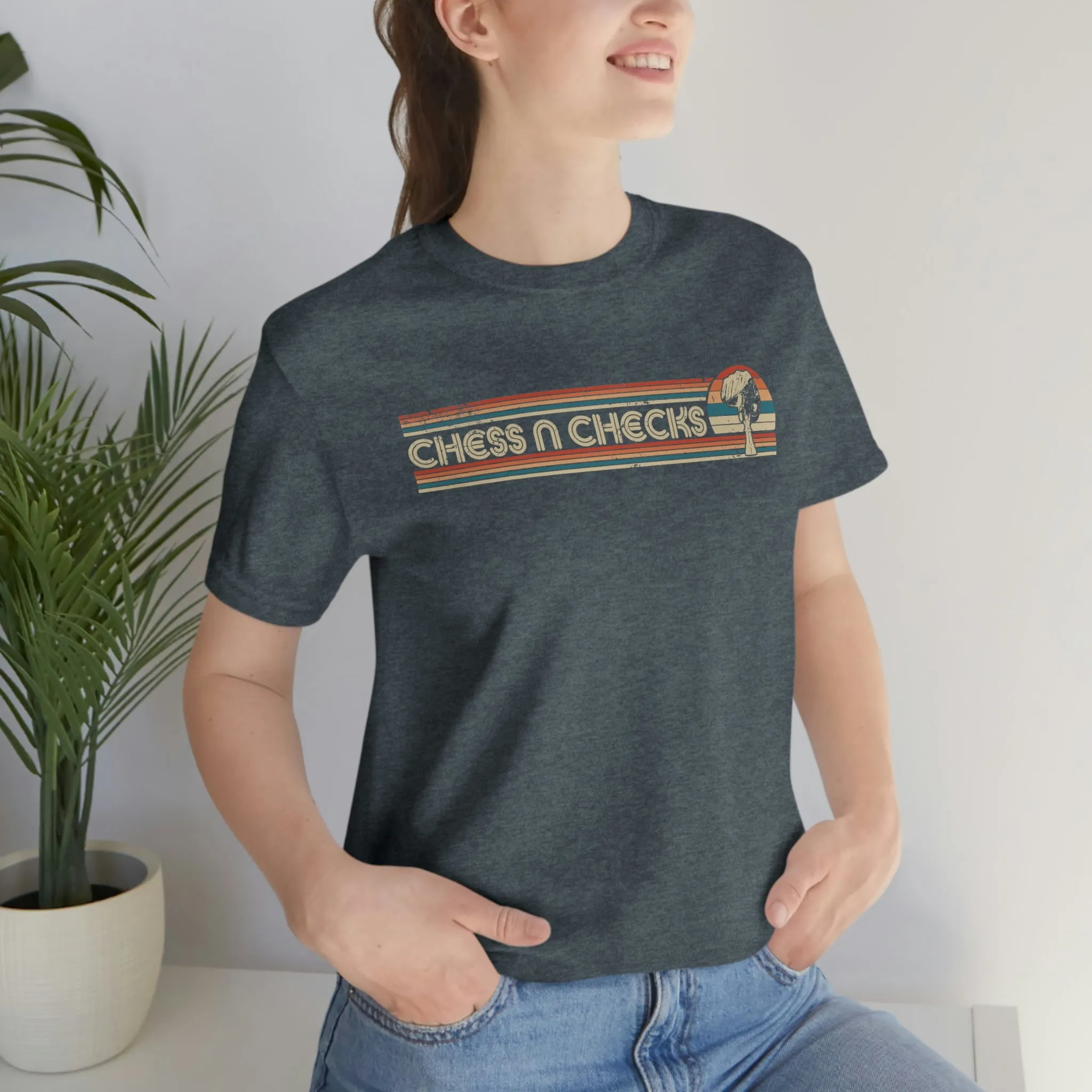Chess N Checks "Retro" Short Sleeve Tee