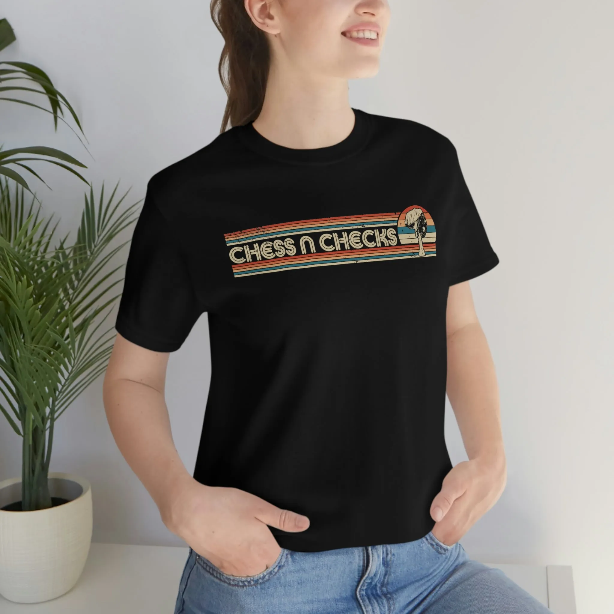 Chess N Checks "Retro" Short Sleeve Tee