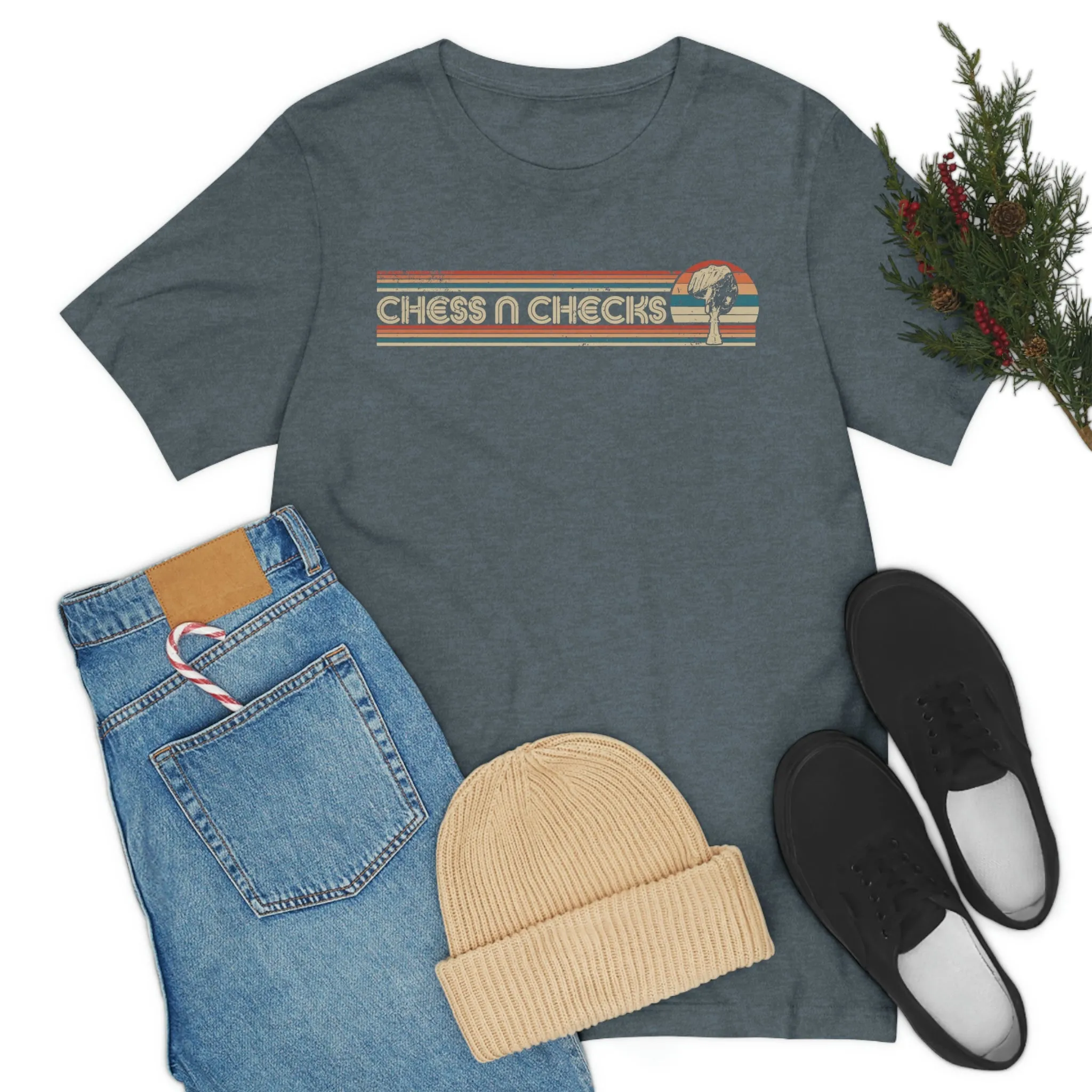 Chess N Checks "Retro" Short Sleeve Tee