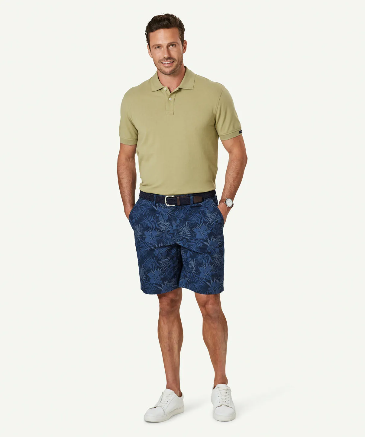 Chic Resort Print Shorts