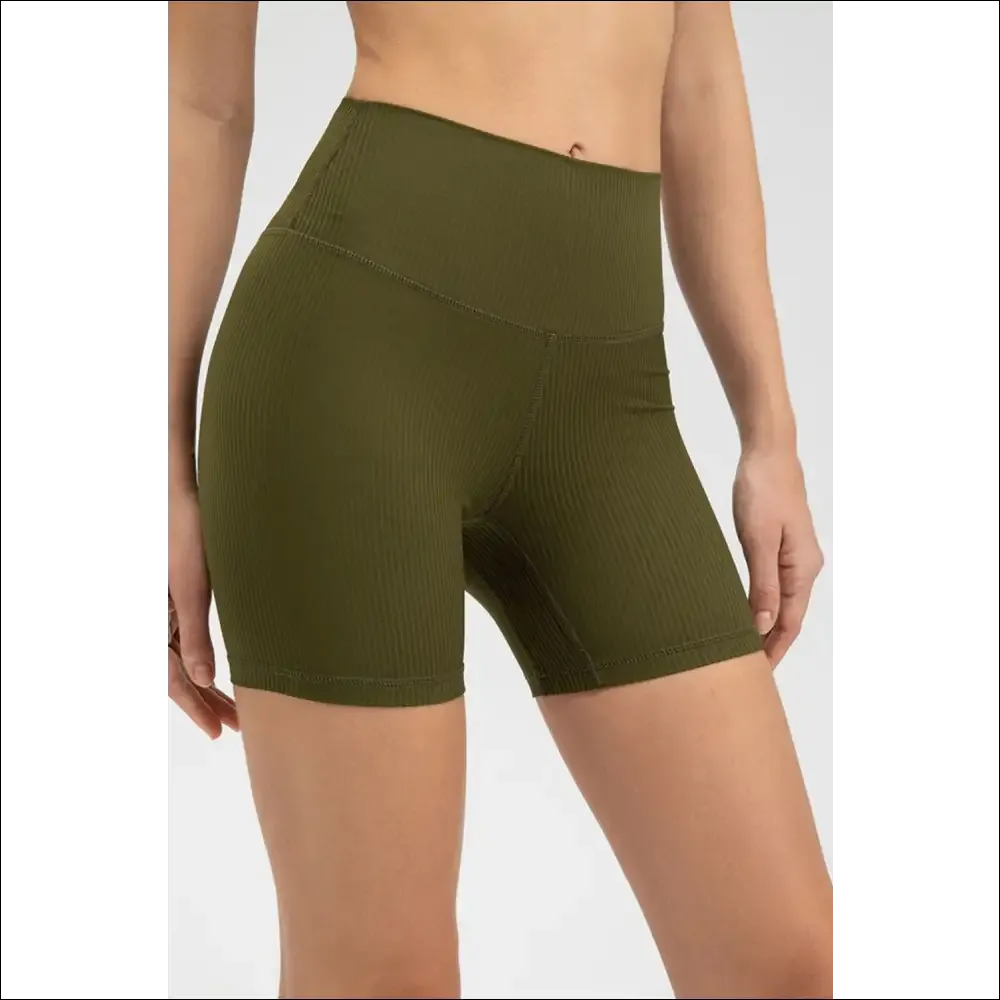 Chic Wide Waistband Slim Fit Sports Shorts