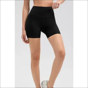 Chic Wide Waistband Slim Fit Sports Shorts