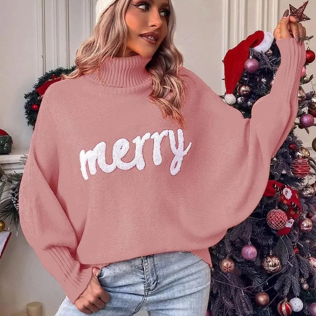 Cindy | Warm Festive Women's Turtleneck for Christmas