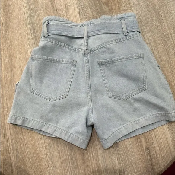 Citizens of Humanity vintage denim style Yvette high waisted Belted Shorts