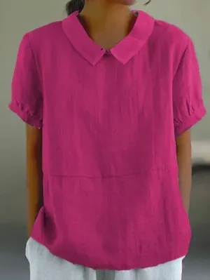 Clarissa | Relaxed Fit Collared Blouse