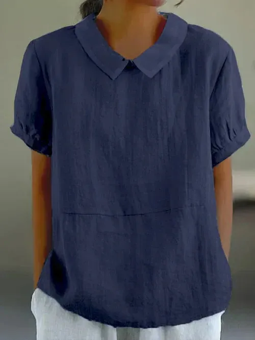 Clarissa | Relaxed Fit Collared Blouse