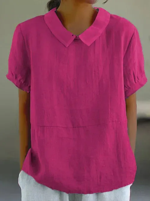 Clarissa | Relaxed Fit Collared Blouse