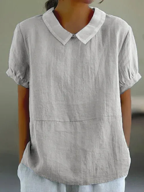 Clarissa | Relaxed Fit Collared Blouse
