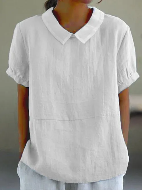 Clarissa | Relaxed Fit Collared Blouse