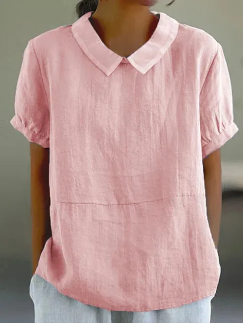 Clarissa | Relaxed Fit Collared Blouse