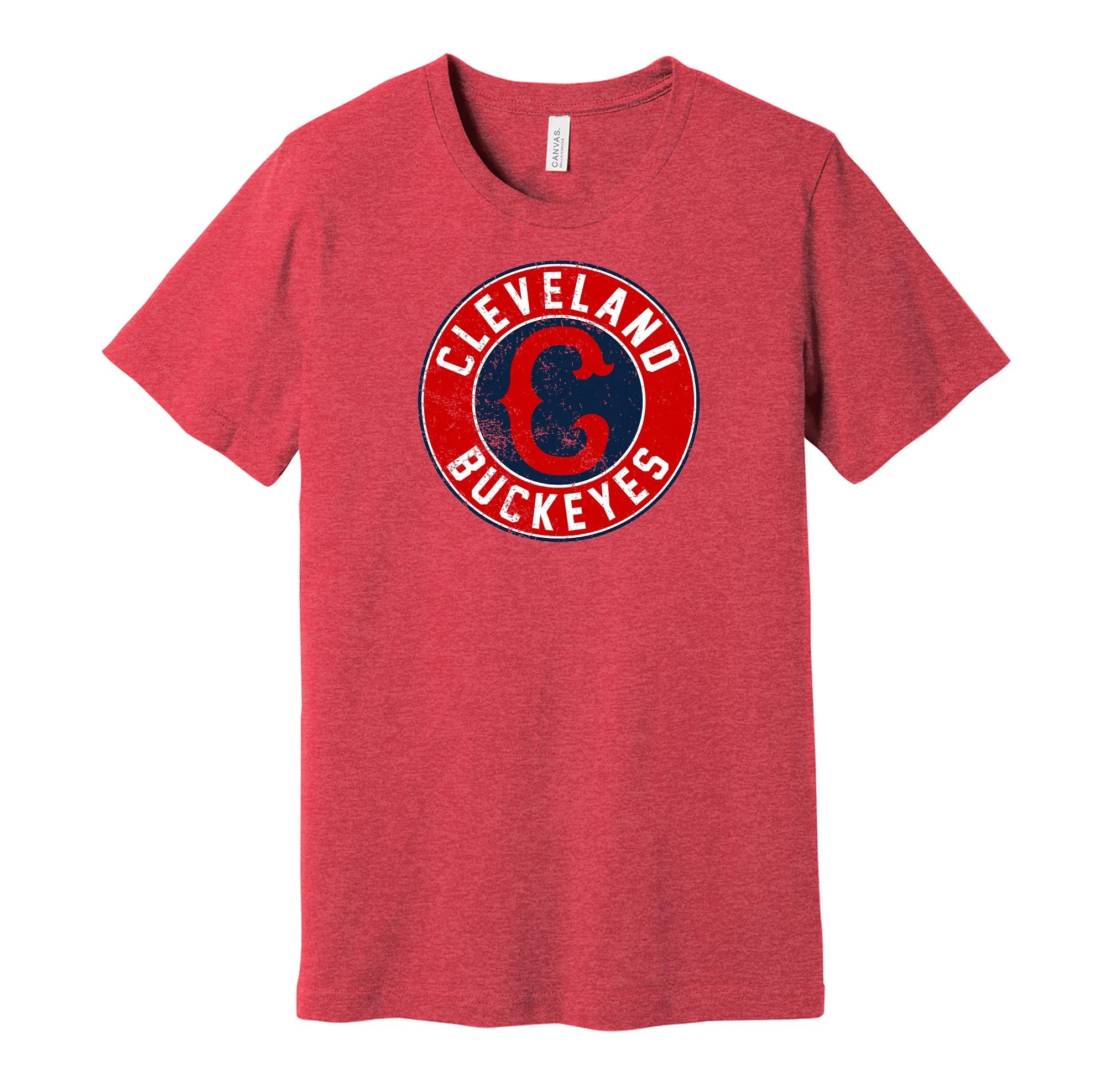 Cleveland Buckeyes Distressed Logo Shirt - Defunct Negro Baseball Team - Celebrate Black Heritage and History - Hyper Than Hype