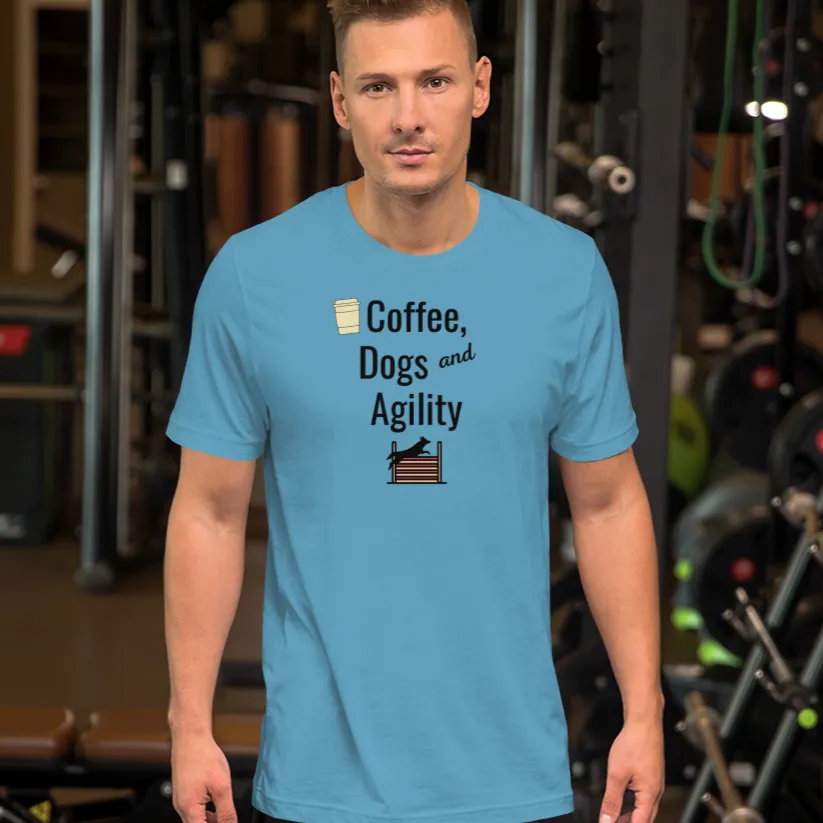 Coffee, Dogs, & Agility T-Shirts - Light