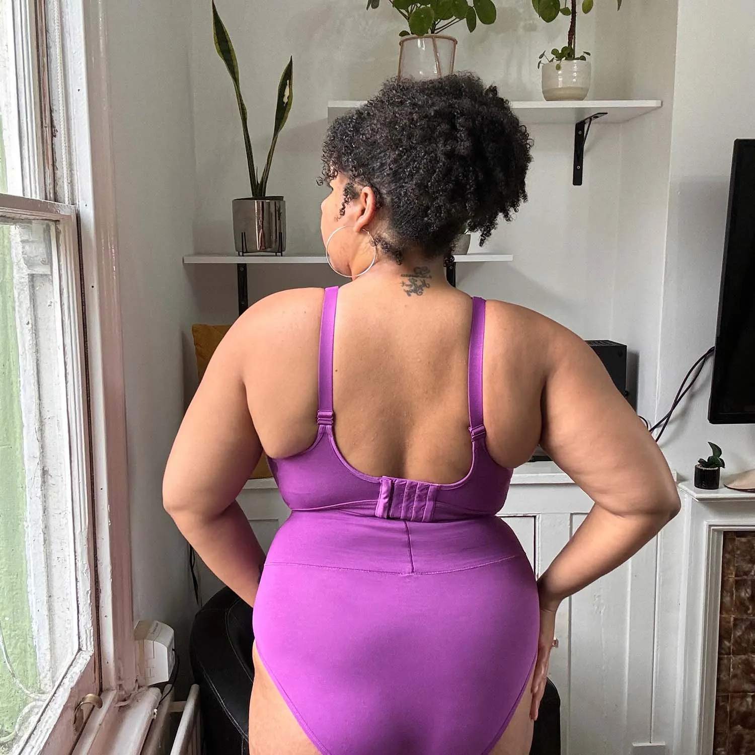 Comfort Cotton Bra - Grape Escape