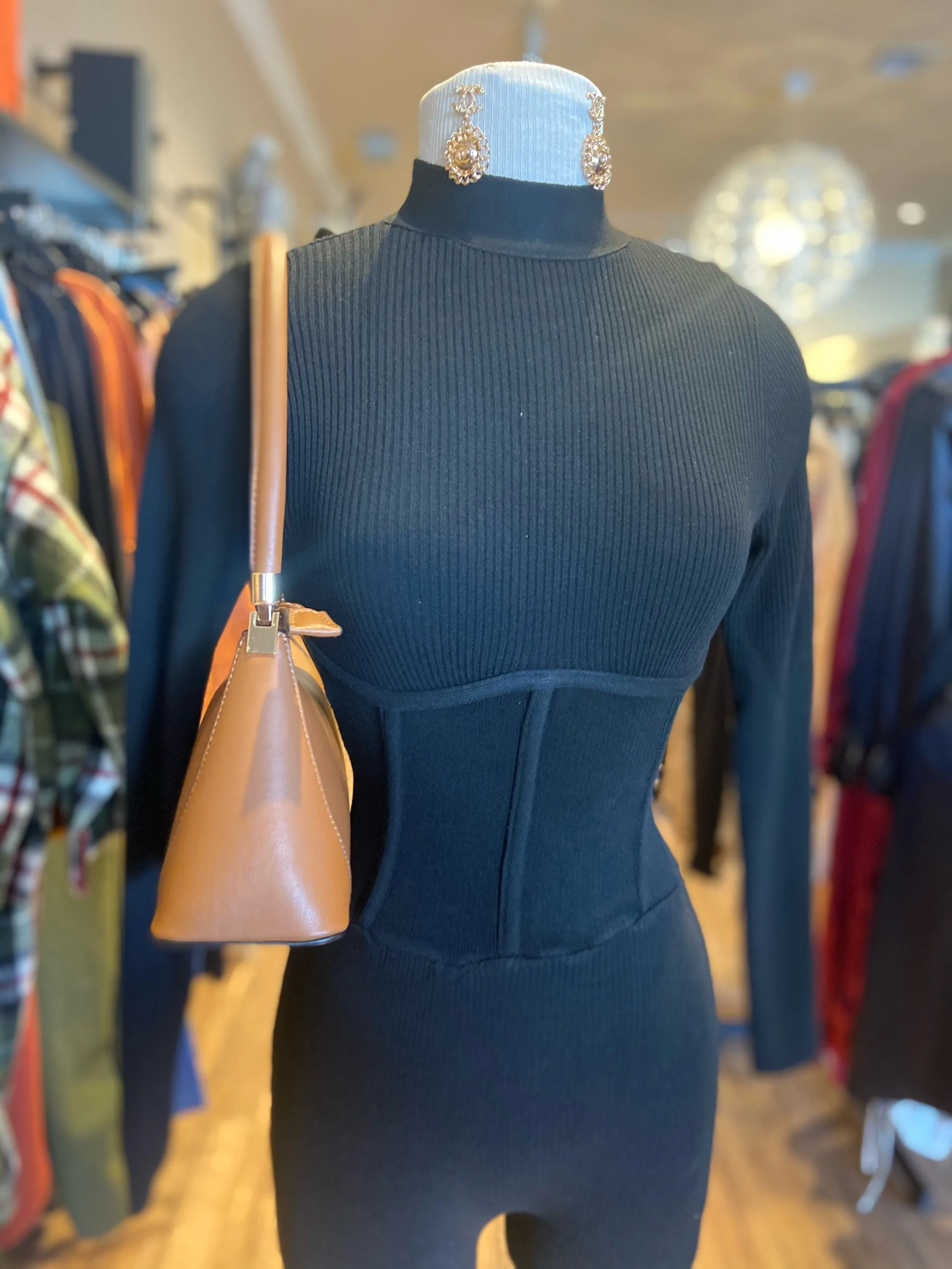 Cotton Fitted Jumper