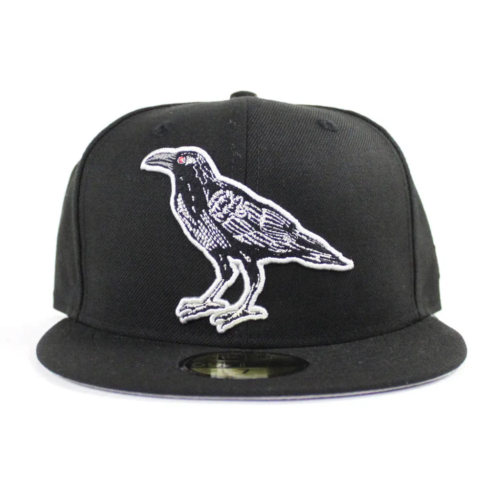 Crow New Era 59FIFTY Fitted Hat (Black Gray Under Brim)