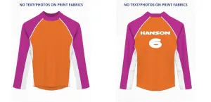 Custom Rash Guard (Kids, Women, Men) Long Sleeve