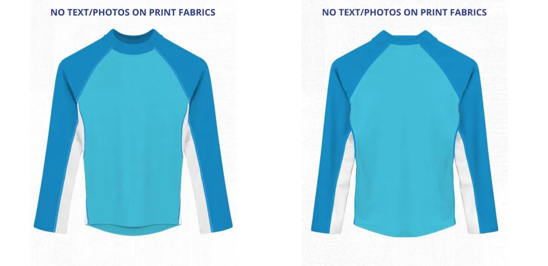 Custom Rash Guard (Kids, Women, Men) Long Sleeve