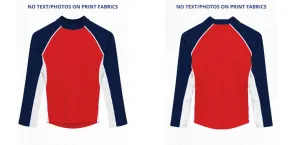 Custom Rash Guard (Kids, Women, Men) Long Sleeve