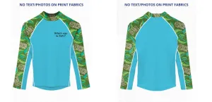 Custom Rash Guard (Kids, Women, Men) Long Sleeve