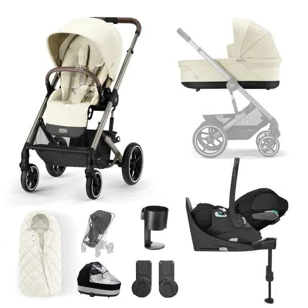 Cybex Balios S Lux  Cloud T Luxury Bundle - Seashell Beige