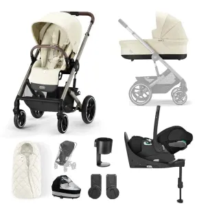 Cybex Balios S Lux  Cloud T Luxury Bundle - Seashell Beige