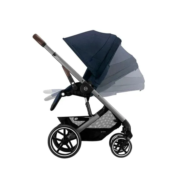 Cybex Balios S Lux Luxury Cloud T Bundle - Silver / Ocean Blue