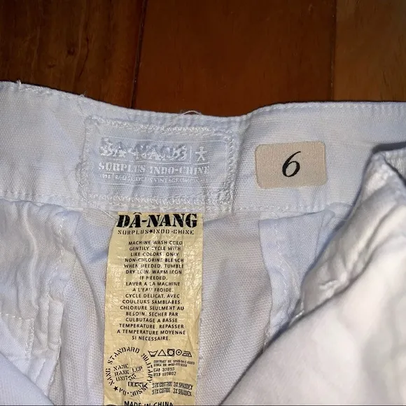 Da-Nang Surplus Vintage Cotton Buckle Flap Shorts NEW